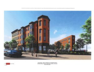 Renderings of Arrowhead Block, by San Juan Center, presented to the CATF by Fernando Betancourt.